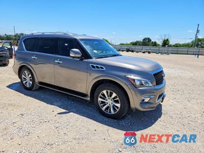Czwarte zdjęcie samochodu z boku: 2017 INFINITI QX80 BASE VIN:JN8AZ2NC1H9430236 - miniatura