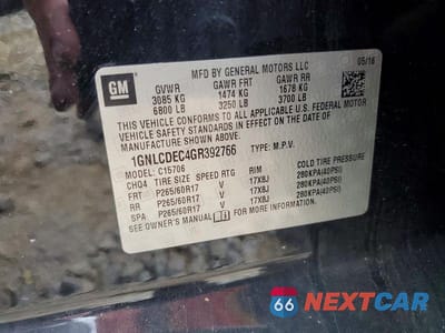 Zdjęcie 14 z 14 samochodu: 2016 CHEVROLET TAHOE POLICE VIN:1GNLCDEC4GR392766 - miniatura