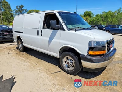 Czwarte zdjęcie samochodu z boku: 2021 GMC SAVANA G2500 VIN:1GTW7AF71M1246393 - miniatura
