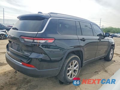 Trzecie zdjęcie samochodu z tyłu: 2021 JEEP GRAND CHEROKEE L LIMITED VIN:1C4RJKBGXM8122785 - miniatura