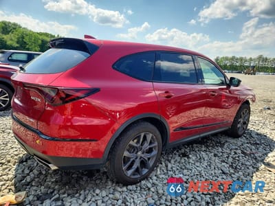 Trzecie zdjęcie samochodu z tyłu: 2022 ACURA MDX A-SPEC VIN:5J8YE1H03NL037789 - miniatura
