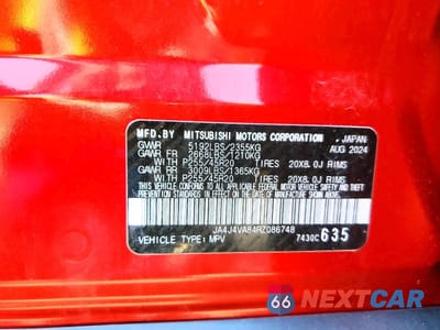 Zdjęcie 13 z 13 samochodu: 2024 MITSUBISHI OUTLANDER SE VIN:JA4J4VA84RZ086748 - miniatura