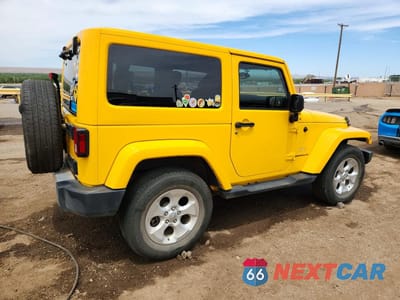 Trzecie zdjęcie samochodu z tyłu: 2015 JEEP WRANGLER SAHARA VIN:1C4AJWBG5FL725356 - miniatura