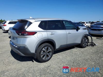 Trzecie zdjęcie samochodu z tyłu: 2021 NISSAN ROGUE SV VIN:5N1AT3BA1MC825273 - miniatura