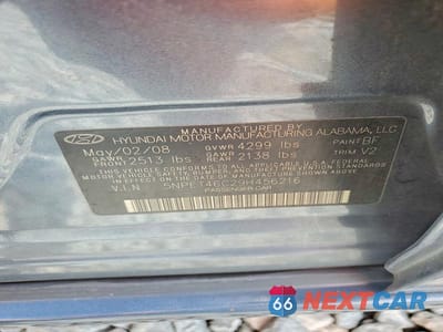 Zdjęcie 13 z 13 samochodu: 2009 HYUNDAI SONATA GLS VIN:5NPET46C29H456216 - miniatura