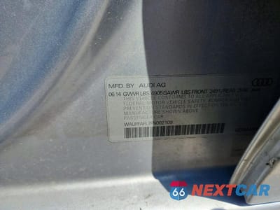 Zdjęcie 12 z 12 samochodu: 2015 AUDI A4 PREMIUM PLUS VIN:WAUFFAFL7FN002109 - miniatura