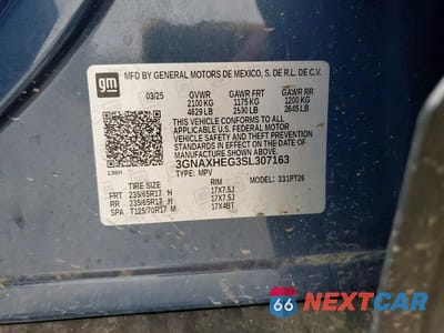 Zdjęcie 14 z 14 samochodu: 2025 CHEVROLET EQUINOX LT VIN:3GNAXHEG3SL307163 - miniatura