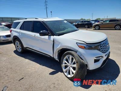 Czwarte zdjęcie samochodu z boku: 2023 FORD EXPLORER PLATINUM VIN:1FM5K8HC6PGA97571 - miniatura