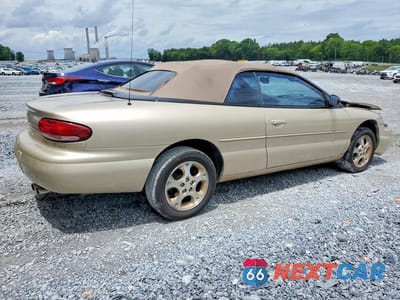 Trzecie zdjęcie samochodu z tyłu: 1999 CHRYSLER SEBRING JXI VIN:3C3EL55H9XT607797 - miniatura