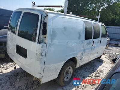 Trzecie zdjęcie samochodu z tyłu: 2013 CHEVROLET EXPRESS 2500 CARGO DELIVERY VAN VIN:1GCWGFCG6D1128079 - miniatura