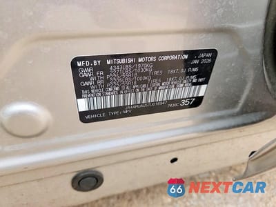 Zdjęcie 13 z 13 samochodu: 2026 MITSUBISHI OUTLANDER SPORT S VIN:JA4ARUAU5TU016947 - miniatura