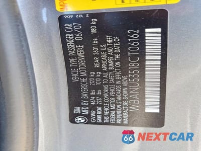 Zdjęcie 12 z 12 samochodu: 2008 BMW 528 I VIN:WBANU53518CT06162 - miniatura