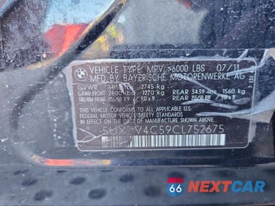 Zdjęcie 13 z 13 samochodu: 2012 BMW X5 XDRIVE35I VIN:5UXZV4C59CL752675 - miniatura