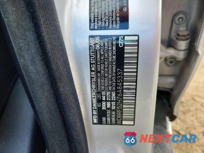 Zdjęcie 12 z 12 samochodu: 2006 MERCEDES-BENZ C 230 VIN:WDBRF52H76A845337 - miniatura