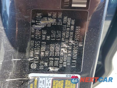 Zdjęcie 13 z 13 samochodu: 2015 KIA SEDONA LX VIN:KNDMB5C12F6029888 - miniatura