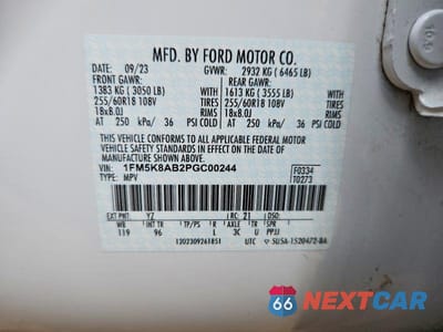 Zdjęcie 12 z 12 samochodu: 2023 FORD EXPLORER POLICE INTERCEPTOR VIN:1FM5K8AB2PGC00244 - miniatura