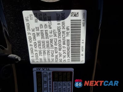 Zdjęcie 13 z 13 samochodu: 2020 HONDA CR-V EXL VIN:2HKRW2H82LH600098 - miniatura