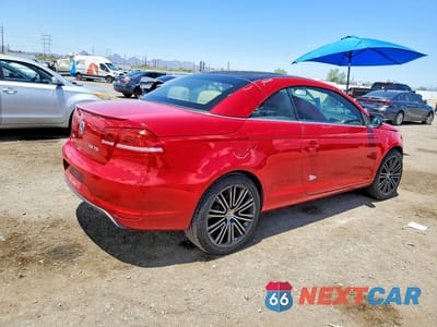 Trzecie zdjęcie samochodu z tyłu: 2014 VOLKSWAGEN EOS KOMFORT VIN:WVWBW8AH0EV001119 - miniatura
