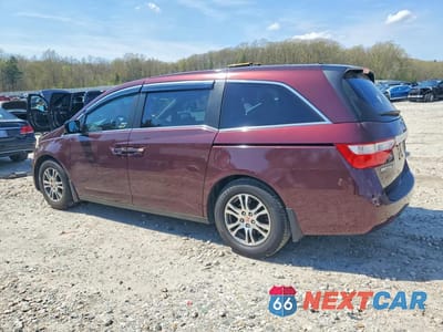 Drugie zdjęcie samochodu z przodu: 2011 HONDA ODYSSEY EXL VIN:5FNRL5H68BB061184 - miniatura