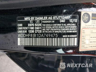 Zdjęcie 12 z 12 samochodu: 2013 MERCEDES-BENZ E 350 4MATIC VIN:WDDHF8JB1DA749475 - miniatura