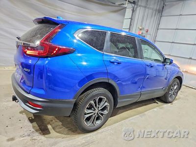 Trzecie zdjęcie samochodu z tyłu: 2021 HONDA CR-V EXL VIN:7FARW2H81ME016621 - miniatura