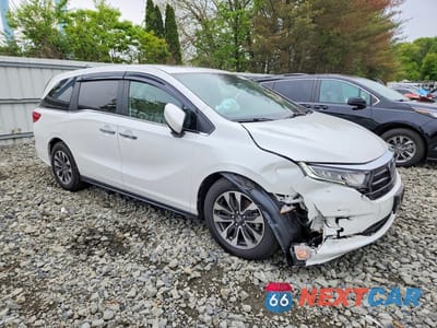 Czwarte zdjęcie samochodu z boku: 2022 HONDA ODYSSEY EXL VIN:5FNRL6H76NB002136 - miniatura