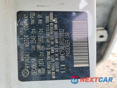 Zdjęcie 13 z 13 samochodu: 2015 HYUNDAI ACCENT GS VIN:KMHCT5AE1FU211832 - miniatura