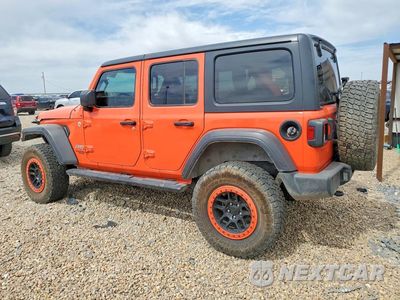 Drugie zdjęcie samochodu z przodu: 2019 JEEP WRANGLER VIN:1C4HJXDG9KW665737 - miniatura