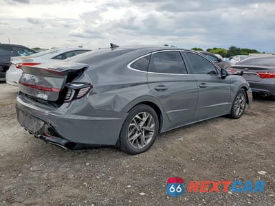 Trzecie zdjęcie samochodu z tyłu: 2021 HYUNDAI SONATA SEL VIN:KMHL64JA0MA145206 - miniatura
