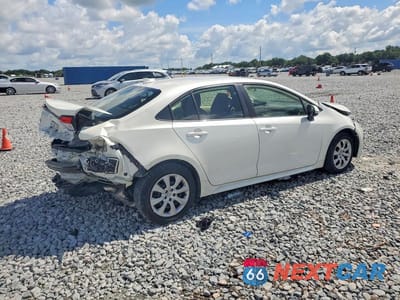 Trzecie zdjęcie samochodu z tyłu: 2020 TOYOTA COROLLA LE VIN:JTDEPRAE5LJ026849 - miniatura