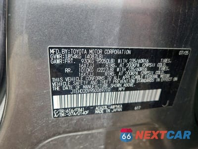 Zdjęcie 13 z 13 samochodu: 2005 TOYOTA RAV4 BASE VIN:JTEHD20V950069710 - miniatura