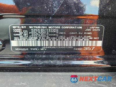 Zdjęcie 13 z 13 samochodu: 2025 MITSUBISHI OUTLANDER SPORT S VIN:JA4ARUAU1SU001280 - miniatura