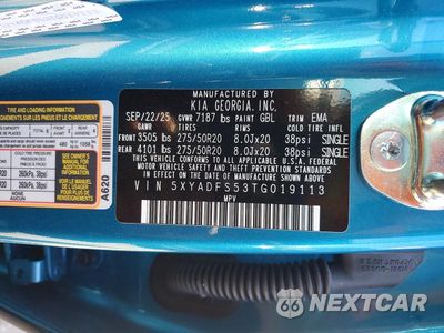 Zdjęcie 14 z 14 samochodu: 2026 KIA EV9 LAND VIN:5XYADFS53TG019113 - miniatura