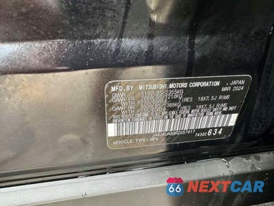 Zdjęcie 10 z 10 samochodu: 2024 MITSUBISHI OUTLANDER ES VIN:JA4J4UA89RZ057417 - miniatura
