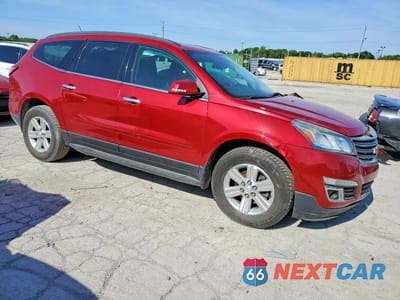 Czwarte zdjęcie samochodu z boku: 2014 CHEVROLET TRAVERSE LT VIN:1GNKRGKD3EJ179568 - miniatura