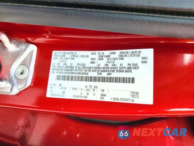Zdjęcie 14 z 14 samochodu: 2017 FORD ESCAPE SE VIN:1FMCU0GD8HUB02902 - miniatura