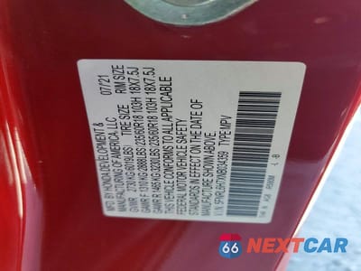 Zdjęcie 13 z 13 samochodu: 2022 HONDA ODYSSEY EXL VIN:5FNRL6H7XNB034359 - miniatura