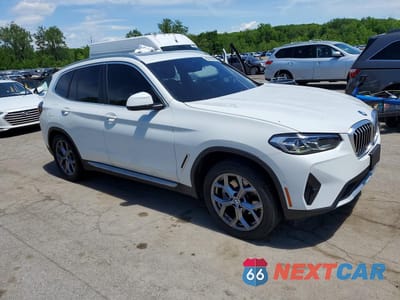 Czwarte zdjęcie samochodu z boku: 2023 BMW X3 XDRIVE30I VIN:5UX53DP03P9R66339 - miniatura