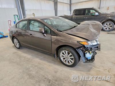 Czwarte zdjęcie samochodu z boku: 2012 HONDA CIVIC EXL VIN:19XFB2F94CE071378 - miniatura