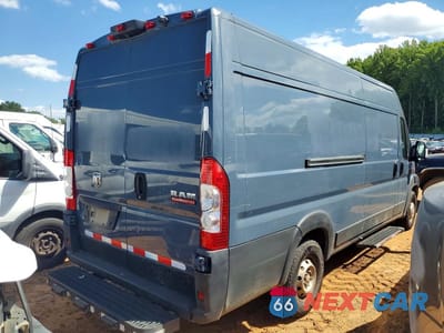 Trzecie zdjęcie samochodu z tyłu: 2021 RAM PROMASTER 3500 DELIVERY VAN VIN:3C6MRVJG4ME549334 - miniatura