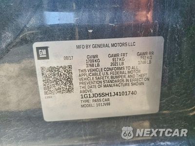 Zdjęcie 12 z 12 samochodu: 2018 CHEVROLET SONIC LT VIN:1G1JD5SH1J4101740 - miniatura