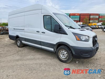 Czwarte zdjęcie samochodu z boku: 2023 FORD TRANSIT T-350 DELIVERY VAN VIN:1FTBW3X87PKA39784 - miniatura