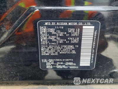 Zdjęcie 13 z 13 samochodu: 2020 NISSAN ARMADA SV VIN:JN8AY2NDXL9106772 - miniatura