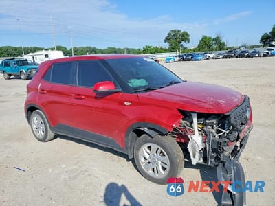 Czwarte zdjęcie samochodu z boku: 2021 HYUNDAI VENUE SE VIN:KMHRB8A38MU125962 - miniatura