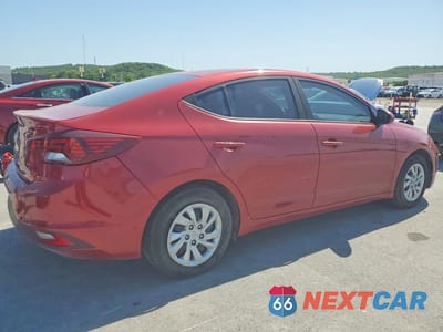 Trzecie zdjęcie samochodu z tyłu: 2019 HYUNDAI ELANTRA SE VIN:KMHD74LF3KU753887 - miniatura