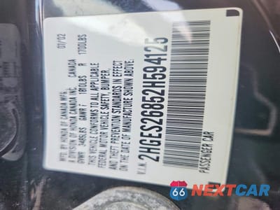 Zdjęcie 12 z 12 samochodu: 2002 HONDA CIVIC EX VIN:2HGES26852H594125 - miniatura