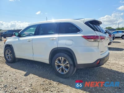 Drugie zdjęcie samochodu z przodu: 2015 TOYOTA HIGHLANDER XLE VIN:5TDKKRFH7FS055197 - miniatura