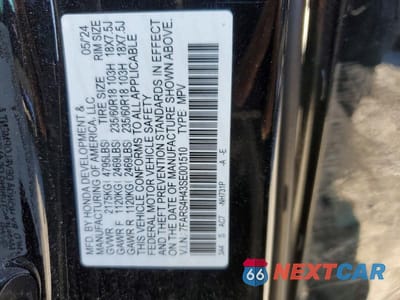 Zdjęcie 14 z 14 samochodu: 2025 HONDA CR-V EX VIN:7FARS4H43SE001510 - miniatura