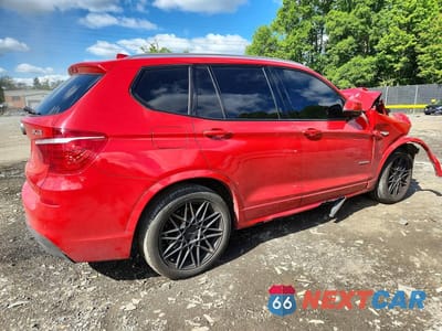 Trzecie zdjęcie samochodu z tyłu: 2015 BMW X3 XDRIVE28I VIN:5UXWX9C5XF0D46441 - miniatura