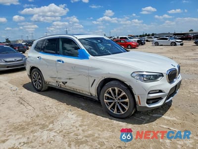 Czwarte zdjęcie samochodu z boku: 2019 BMW X3 XDRIVE30I VIN:5UXTR9C52KLP89721 - miniatura